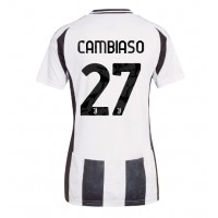 Billiga Juventus Andrea Cambiaso #27 Hemma fotbollskläder Dam 2024-25 Kortärmad